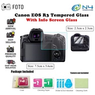 FOTO Canon EOS R3 tempered glass screen protector Canon R3 screen protector with info screen glass