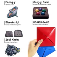 Korean Folk Game Gong-gi、Biseokchigi、Jebi Chagi、Paeng-y、Ddakji、 Flying Stone、Cookie Cutters taynei2p