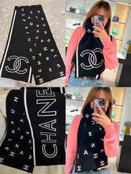 全新chanel scarf 25c 羊毛圍巾 full set全套 香港專門店購買 有單