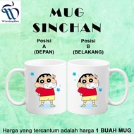Crayon Shinchan MUG SINCHAN GLASS/ SINCHAN MUG/ CUSTOM MUG/