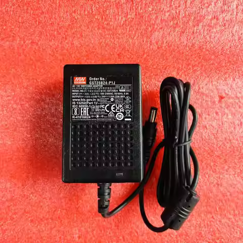 GST25B Mean Well P1J Power Adapter B05/B07/B09/B12/B15/B18/B24/B28/B48