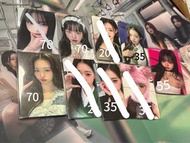 wonyoung张元英 eleven 代言 heya after like iam 專輯特典小卡