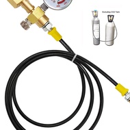【Beverly】-Charging Valve Connector Transfer Nitrogen Argon CO2 From 40L Bottle to Small Welding Tank