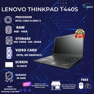 Lenovo Thinkpad T440s Core i5 Gen4 RAM 8GB SSD 256GB 14inch Slim