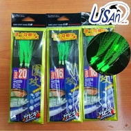 SANTEC #LUMINOUS 3/4 MATA SABIKI FLUOROCARBON LINE APOLLO MATA SABIKI SABIKI RIGS HOOKS APOLLO LINE 
