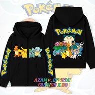 kids hoodiePokemon Kids Hoodie Sweater Jacket with Free Name Pokemon Kids Zipper K2837