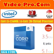 Intel Core i5-13600K 3.5GHz (5.10GHz Turbo) 14-Core 20-Thread 24MB Cache LGA 1700 Processor w/Intel  UHD Graphics 770 BX