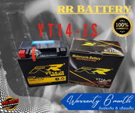 RR Battery YT14-JS แบตเตอรี่ BMW R1200GS , GSA ตรงรุ่น รับประกัน 6 เดือน