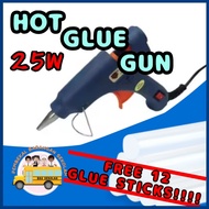 HOT GLUE GUN PERCUMA 12 BATANG GLUE STICK (7x200mm) / HOT GLUE GUN FREE 12 GLUE STICK (7x200mm)