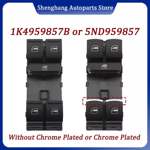 Power Window Master Switch Control Button 5K4959857 5ND959857 1K4959857B 7L6959857D For VW Tiguan Go