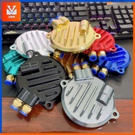 4Val Redleo CNC Large Round Cam Cover (With Sensor and Integrated Oil Trap) >>> Wave/Dream/Fu Vehicl