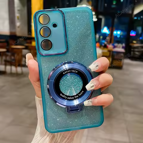 For Samsung Galaxy M55 M35 M15 M54 M34 M14 M53 M33 5G M13 4G Glitter Clear Silicone Case M 55 35 15 