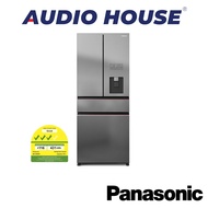 PANASONIC NR-YW590YHHS  537L 4 DOOR FRIDGE COLOR: DARK SMOKE TITANIUM ENERGY LABEL: 3 TICKS 1 YEAR WARRANTY BY PANASONIC