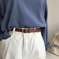 Women's PU Belt Buckle for Women Women's Belt Retro Fashion Belt/