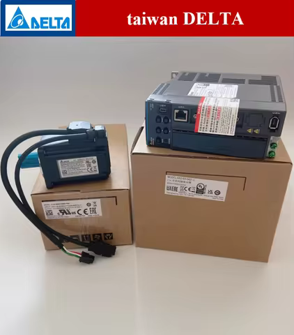 Delta B3 400W servo motor driver ASD-B3-0421-L ECM-B3M-C20604RS1 motor without brake ECM-B3M-C20604S