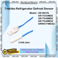 Toshiba Refrigerator Defrost Sensor 3.94k ohm GR-WG76 GR-TG43MDZ GR-TG48MDZ GR-TG48MGZ GRWG71MDAZ