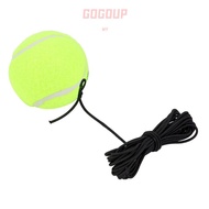 GOGUVO Tennis Training Ball, Tether Ball Yellow Rebound Ball, Tennis Elastic String Adjustable Rope 