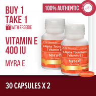 [BUY 1 TAKE 1] Myra E 400 I.U. 30s Bottle | 2 Items | Health Supplement Food Supplement Vitamin E Ad