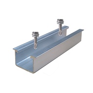 A&H Solar Roof Mounting Mini Rail for Universal Solar Panel Rail 100mm 10cm or 250mm 25cm c/w 2 ss s