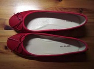 All Black 娃娃鞋 紅色 38號 全新