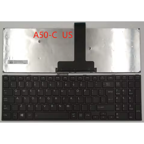 New US Keyboard For Toshiba Satellite Pro R50-C Tecra A50-C Z50-C A50-C1510 A50-C1520 P000652980 G83