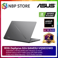 Asus ROG Zephyrus G14 GA403U-VQS033WO 14'' 3K 120Hz Gaming Laptop ( Ryzen 9 8945HS, 32GB, 1TB SSD, R