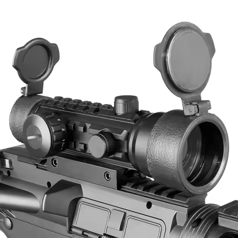 2x42 Red Dot Scope With Rail Red Dot Sight Red Green Illuminutedfor with 11mm&20mm Rails Good Qualit
