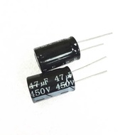 100PCS  47uF 450V 450V47UF  Radial Electrolytic Capacitor 16mm X25mm