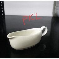 Tall gravy boat 150ml 300ml - ceramic sauce boat - bbq steak soup boat sauce holder