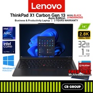 [Free McAfee]Lenovo TP X1 Carbon G13 Aura - Ultra 7 258V - Intel Arc - 32GB RAM - 1TB SSD ( 3Yrs Len