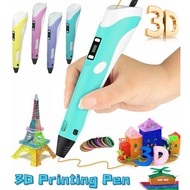 3D Pen Toys Kids Children Digital Intelligent 3D Printing Pen DIY Print Drawing Pens Graffiti with Free PLA Filament