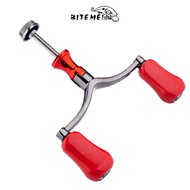 Aluminum Alloy Rocker Arm Double Knob Handle Replacement CNC Power Handle Fishing Spinning Reel Hand