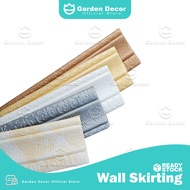 Self Adhesive Foam Wainscoting / 3D Waist Line / 3D Wallpaper Border Wall Skirting Bingkai 立体腰线 自粘墙纸