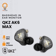 QKZ AK6 MAX Basshead Sport Earphone with Mic alt TRN MT1 KZ EDX Pro
