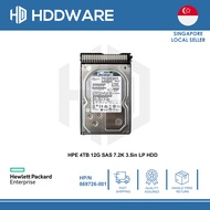 HPE 4TB 12G SAS 7.2K 3.5in LP HDD // 869726-001 // 820194-002