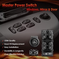 Master Power Window Switch, Driver Side Mirror Door Lock Control, Compatible with 2004-2008 Ford F-1