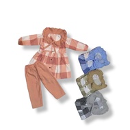 PROMO Baju Setelan Haruka 1-6tahun  | Set zavina Anak || One set Terbaru || Pakaian Anak Perempuan