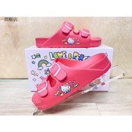 🔥(現貨)🔥 三麗鷗正版授權Hello Kitty拖鞋 兒童拖鞋 勃肯拖鞋 可調可愛防水拖鞋  有到大童唷💛
