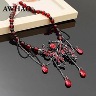 [AWHAO] Women Necklace Jewelry Trendy Multi Layer Statement Statement Necklace for