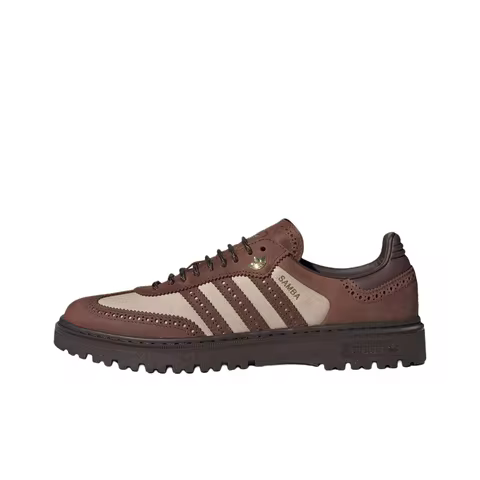 Adidas Originals Samba German Army Trainers Unisex Dark Brown KI6276
