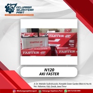 Aki faster n120 aki basah garansi 3 bulan