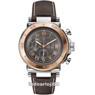GUESS COLLECTION X90005G2S CHRONOGRAPH BROWN LEATHER MEN'S WATCH