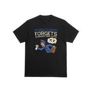 KATUN Men's Short Sleeve T-Shirt with Joke Post Motif, 100% Cotton 330gsm