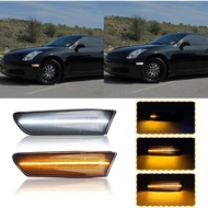 Turn Signal Side Marker Lights LED Compatible with G35 2D Coupe 2003-2007 / for Skyline V35 Coupe 20