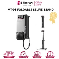 ULANZI MT‑98 Foldable Selfie Stick Tripod Portable Phone Stand for Vlog Live Shooting Travel