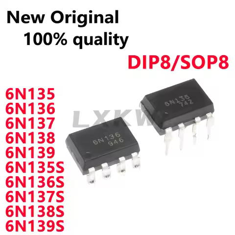 10/PCS New Original 6N135 6N136 6N137 6N138 6N139 DIP 6N135S 6N136S 6N137S 6N138S 6N139S SOP Optocou