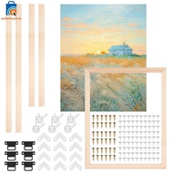 3 Pack 16x20 Inch Wood Canvas Stretcher Bar Set Pine Wood Frame Kit for Oil Painting and Diamond Art