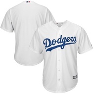 Short Sleeve    Jersey Dodgers Baseball Uniform 22#Kershaw Blank Cardigan T-Shirt Short Sleeve