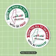 Button Badge - Palestine: From The River & Sea