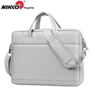 Nikko Computer Bag Portable Business Unisex Crossbody Single-Shoulder Bag 14-inch Laptop Bag with Air Cushion for 15.6-inch Gaming Laptop